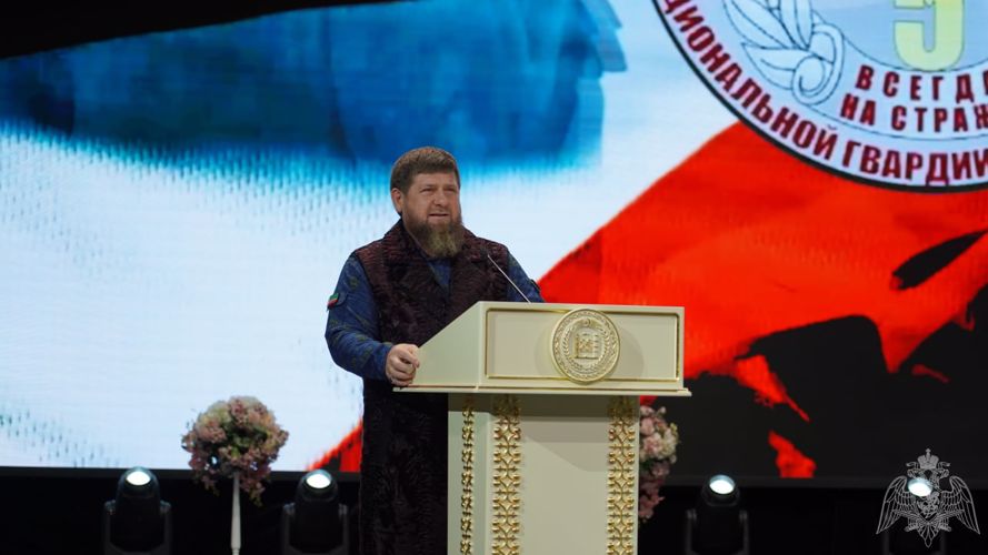 В Грозном отметили День Росгвардии.