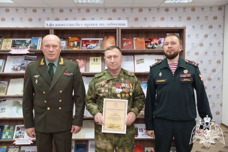 Росгвардейцы в Грозном приняли участие в круглом столе, посвященном Дню памяти воинов-интернационалистов.