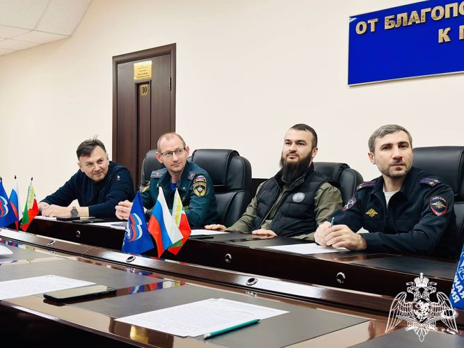 В Грозном представители Росгвардии приняли участие в совещании по вопросам подготовки к «Диктанту Победы»