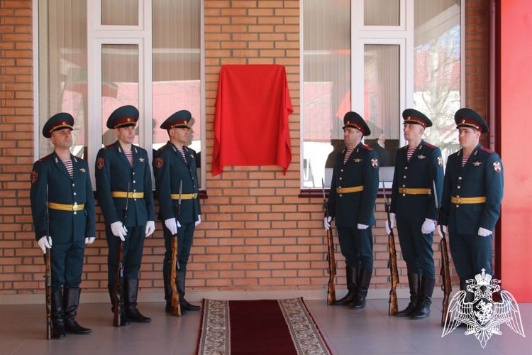В Чеченской Республике увековечена память погибших сотрудников ОМОН.