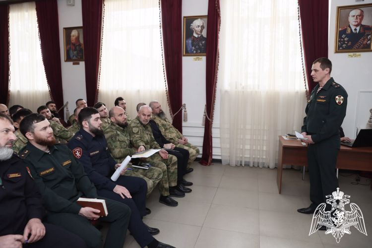 В Управлении Росгвардии по Чеченской Республике прошла тематическая лекция