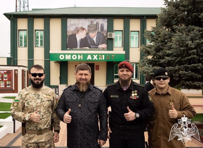 В Грозном отметили 23-ю годовщину со дня образования ОМОН «АХМАТ-Грозный»