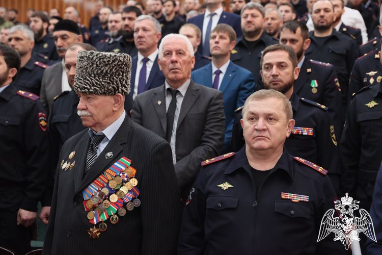 Начальник Управления Росгвардии по Чеченской Республике принял участие в мероприятии к 100-летию Общества «Динамо»