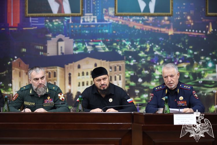 Начальник Управления Росгвардии по Чеченской Республике принял участие в мероприятии к 100-летию Общества «Динамо»