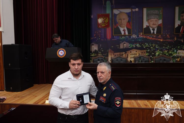 Начальник Управления Росгвардии по Чеченской Республике принял участие в мероприятии к 100-летию Общества «Динамо»