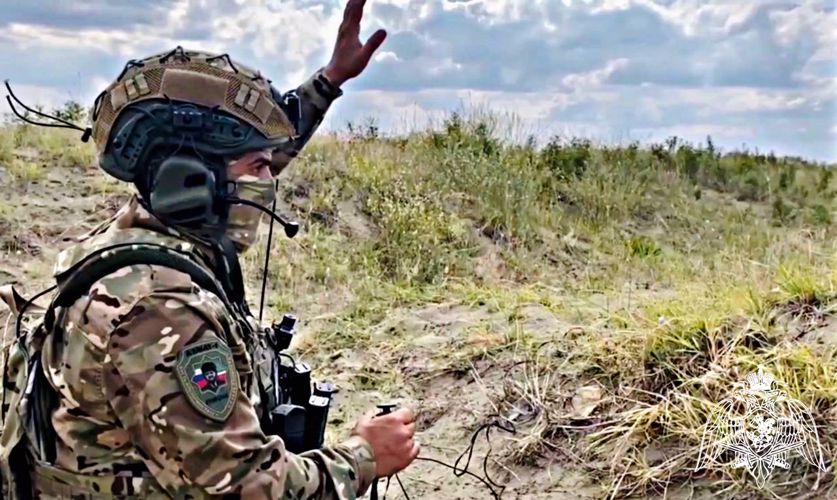 Сотрудники Росгвардии уничтожили боеприпас, обнаруженный в Грозном