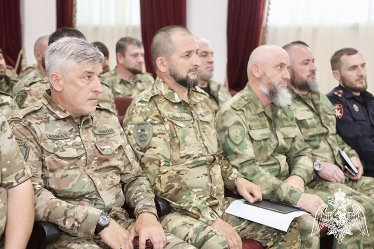 В Управлении Росгвардии по Чеченской Республике состоялся круглый стол по вопросам профилактики ДТП