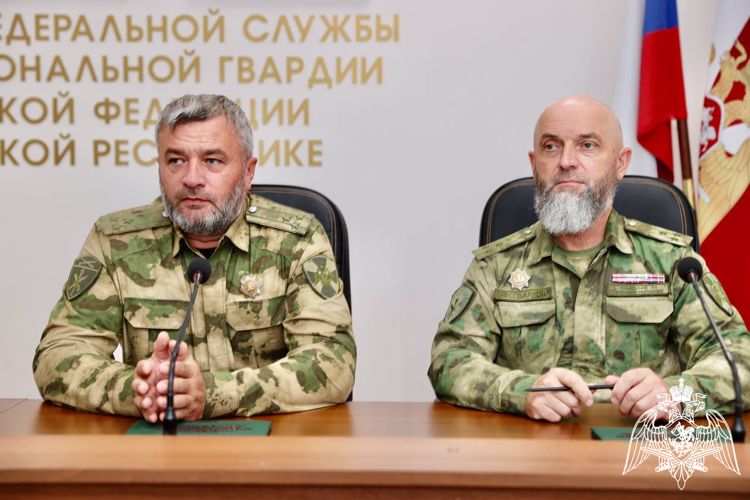 В Грозном наградили представителей тыловых подразделений Управления Росгвардии.