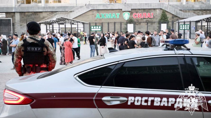 Росгвардия обеспечила безопасность футбольного матча «Ахмат»-«Оренбург» в Грозном