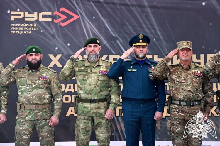 Сотрудники Росгвардии участвуют в соревнованиях по тактической стрельбе памяти Ахмата-Хаджи Кадырова