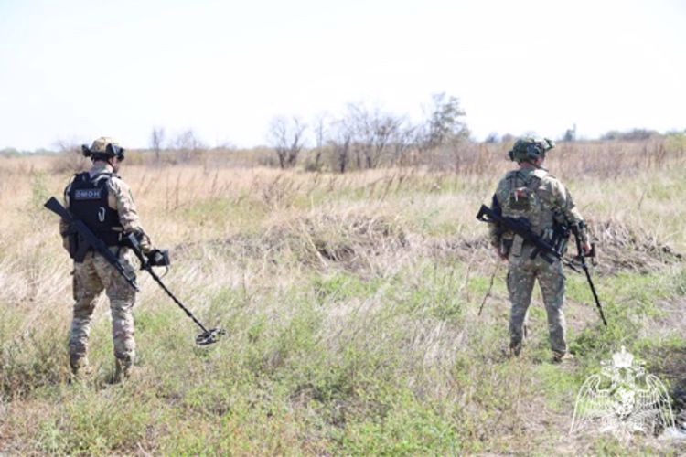 Чеченская Росгвардия уничтожила 32 взрывоопасных предмета.