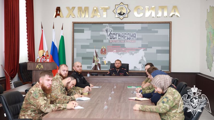 Представители Управления Росгвардии по Чеченской Республике приняли участие в научно-практическом семинаре Санкт-Петербургского военного института