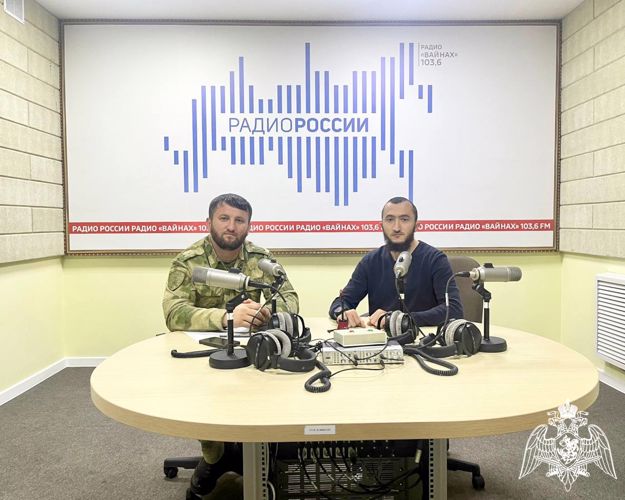 Радиорубрика «В эфире Росгвардия» продолжается в Грозном