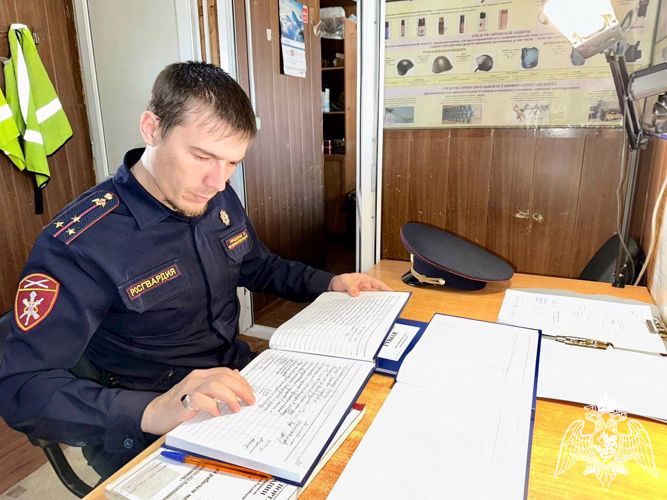 Росгвардейцы проводят проверку ведомственной охраны министерства транспорта в Чеченской Республике
