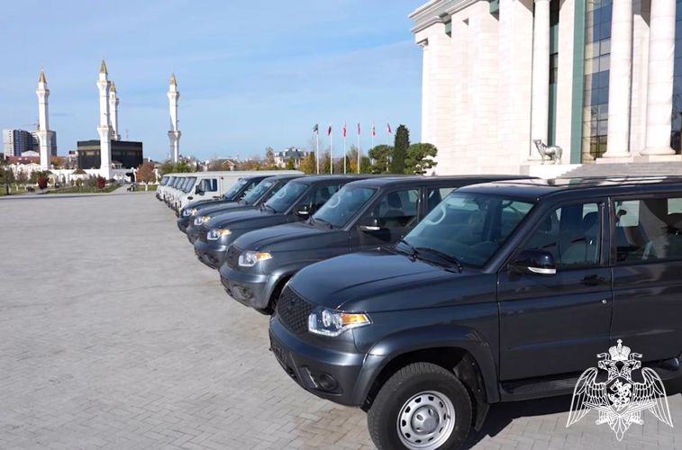 Фонд Кадырова закупил автомобильную технику для нужд отдела вневедомственной охраны по городу Грозный. 
