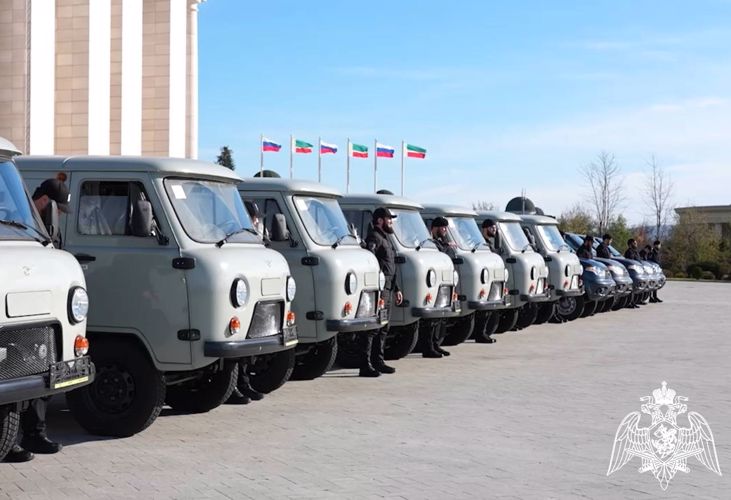 Фонд Кадырова закупил автомобильную технику для нужд отдела вневедомственной охраны по городу Грозный. 