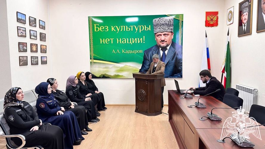 В Грозном росгвардейцы приняли участие в мероприятии, приуроченном ко Дню матери