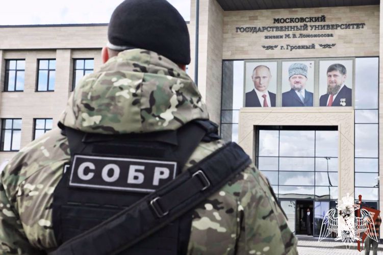 Росгвардия обеспечила безопасность церемонии открытия филиала МГУ в Грозном