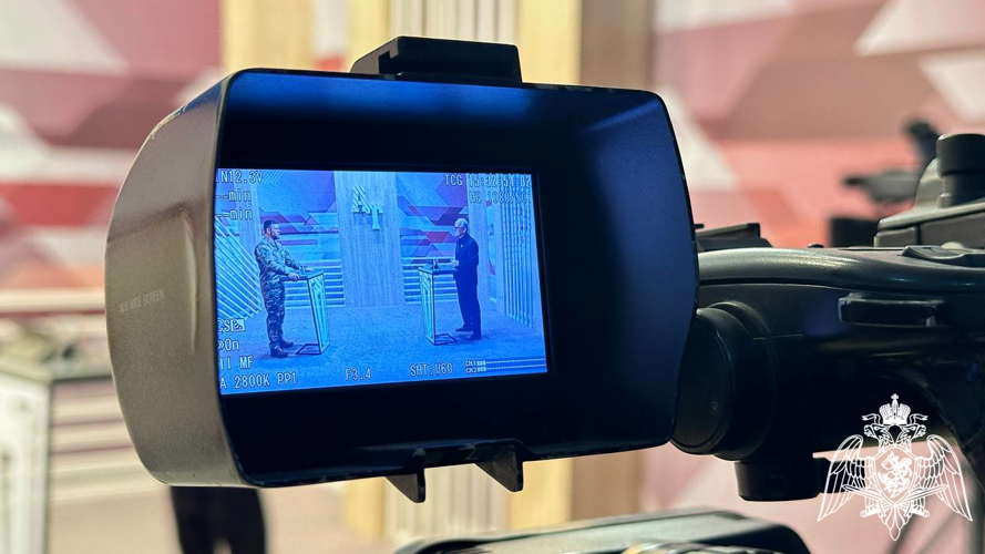 Росгвардеец принял участие в передаче на региональном телеканале