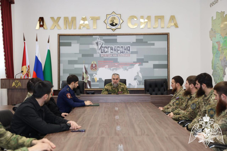 Мероприятие ко Дню образования подразделений по взаимодействию со СМИ Росгвардии прошло в Чеченской Республике