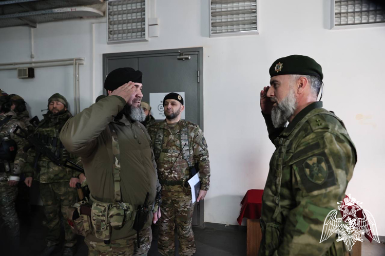 Начальник Управления Росгвардии по Чеченской Республике посетил чеченские силовые подразделения в зоне СВО