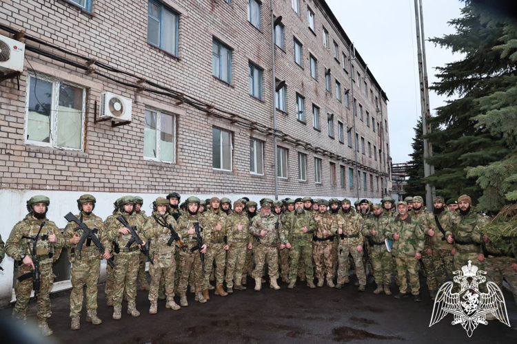 Начальник Управления Росгвардии по Чеченской Республике посетил чеченские силовые подразделения в зоне СВО