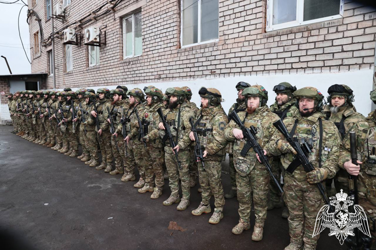 Начальник Управления Росгвардии по Чеченской Республике посетил чеченские силовые подразделения в зоне СВО