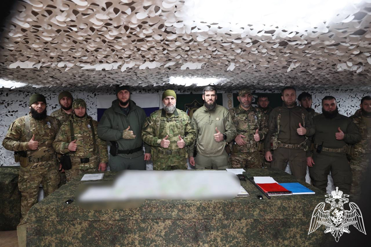 Начальник Управления Росгвардии по Чеченской Республике посетил чеченские силовые подразделения в зоне СВО