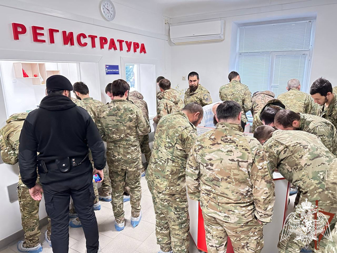 Росгвардейцы из Чеченской Республики присоединились ко Всероссийской акции «От сердца к сердцу»