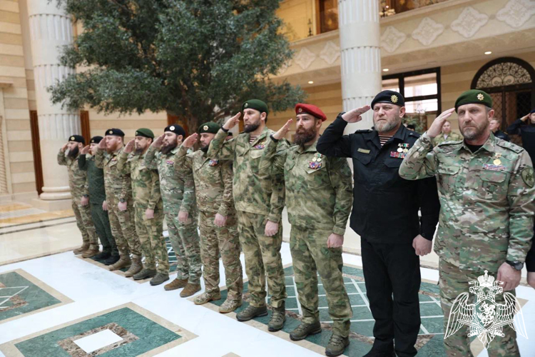 В Грозном наградили военнослужащих и сотрудников Управления Росгвардии по Чеченской Республике