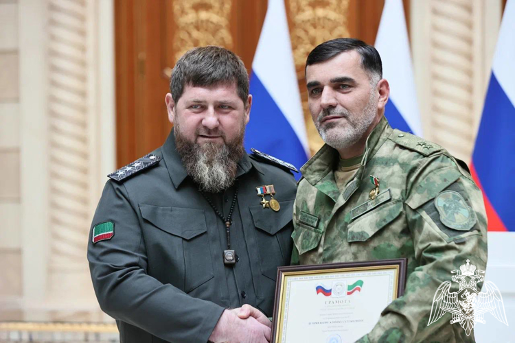 В Грозном наградили военнослужащих и сотрудников Управления Росгвардии по Чеченской Республике