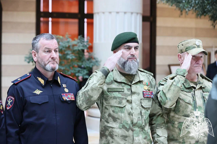 В Грозном наградили военнослужащих и сотрудников Управления Росгвардии по Чеченской Республике