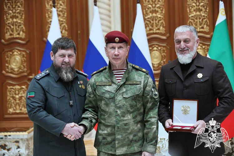 В Грозном наградили военнослужащих и сотрудников Управления Росгвардии по Чеченской Республике