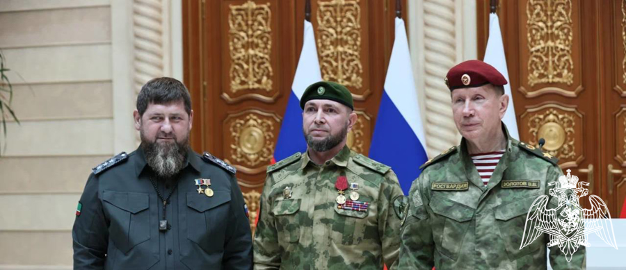 В Грозном наградили военнослужащих и сотрудников Управления Росгвардии по Чеченской Республике