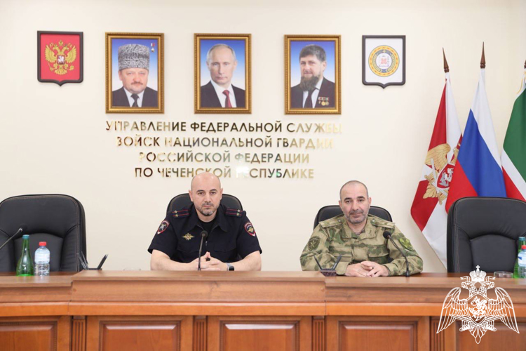 В Управлении Росгвардии по Чеченской Республике состоялась техническая конференция по профилактике ДТП.