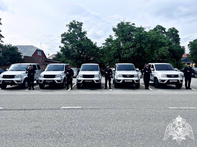 В Грозном росгвардейцы поддержали Всероссийскую акцию «Бессмертный автополк»