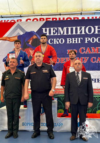 Росгвардеец из Чеченской Республики стал победителем чемпионата Северо-Кавказского округа Росгвардии по самбо