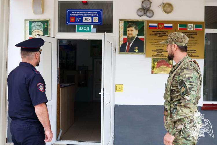 Росгвардия обеспечила безопасность проведения Единого дня голосования в Чеченской Республике