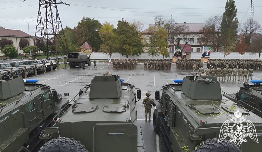 Проверена боевая готовность резервов подразделений Управления Росгвардии по Чеченской Республике