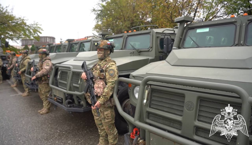 Проверена боевая готовность резервов подразделений Управления Росгвардии по Чеченской Республике