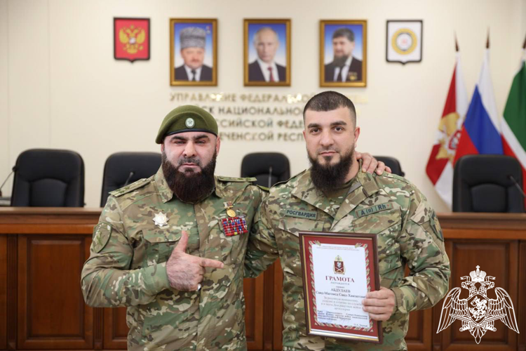 В Управлении Росгвардии по Чеченской Республике отметили День ракетных войск и артиллерии