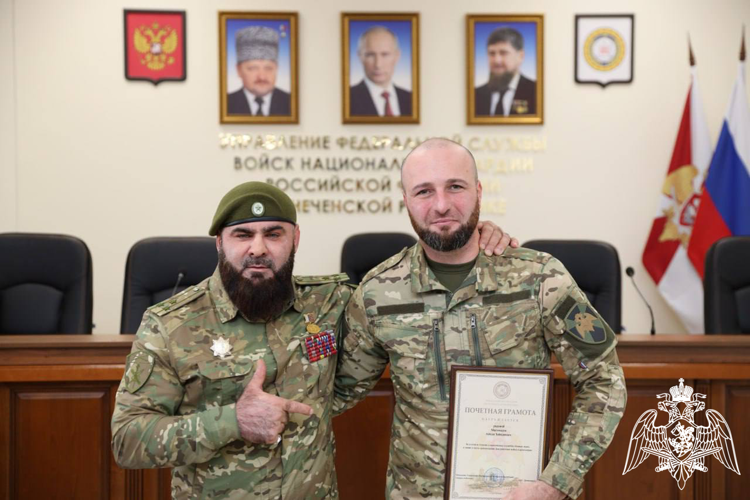 В Управлении Росгвардии по Чеченской Республике отметили День ракетных войск и артиллерии