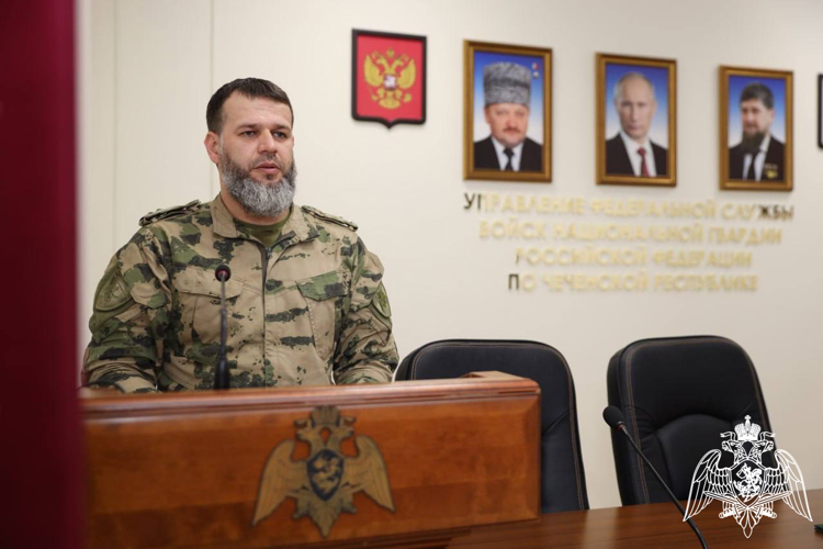 В Управлении Росгвардии по Чеченской Республике состоялось тематическое мероприятие ко Дню народного единства