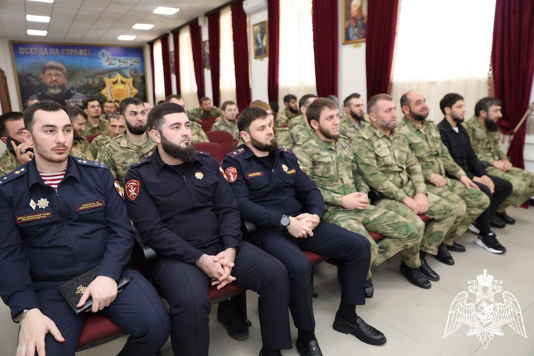 В Управлении Росгвардии по Чеченской Республике состоялось тематическое мероприятие ко Дню народного единства