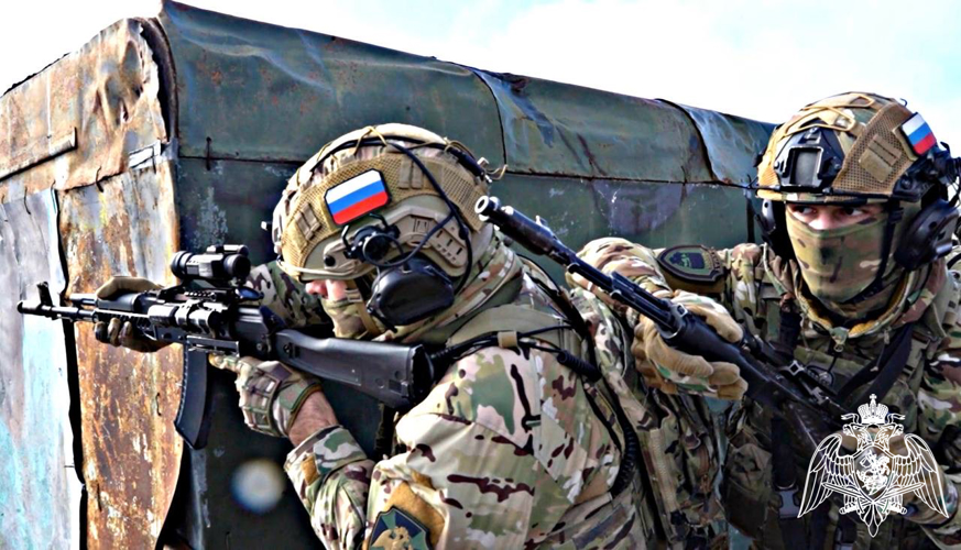 Комплексные занятия Росгвардии прошли в Чеченской Республике