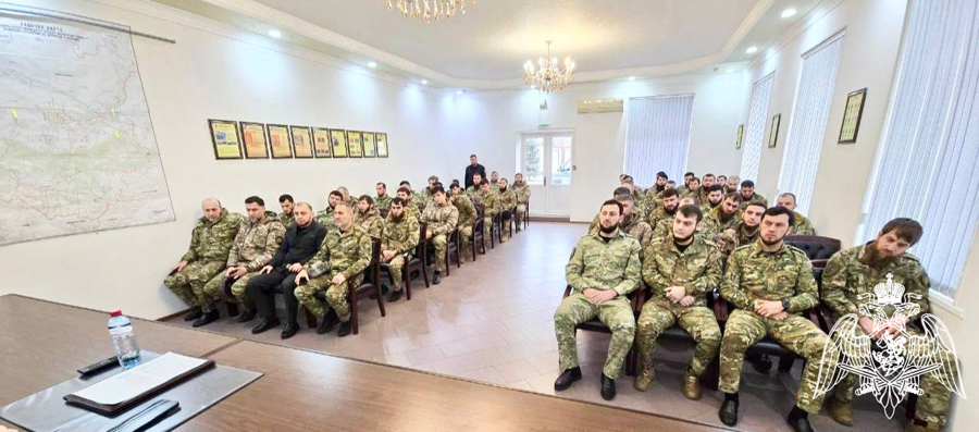 В Грозном росгвардейцы провели мероприятия, посвященные победе в Сталинградской битве