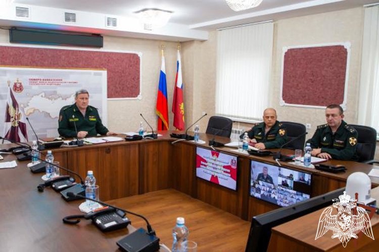 В СЕВЕРО-КАВКАЗСКОМ ОКРУГЕ РОСГВАРДИИ СОСТОЯЛОСЬ ОПЕРАТИВНОЕ СОВЕЩАНИЕ