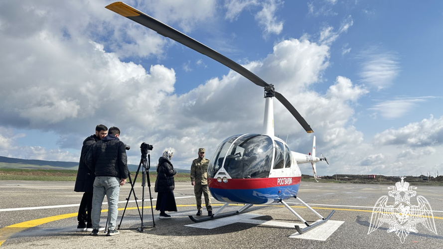 В Чеченской Республике проходят съемки спецрепортажа ко Дню Росгвардии