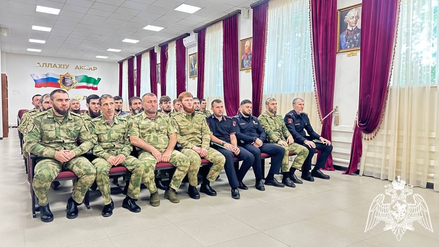 В Грозном Росгвардия присоединилась к просветительскому проекту Российского общества «Знание»