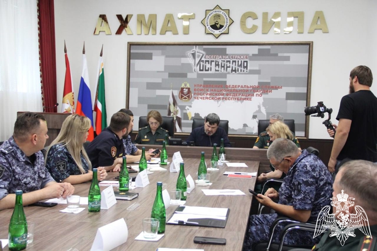 В Грозном прошел учебно-методический сбор начальников пресс-служб Северо-Кавказского округа Росгвардии